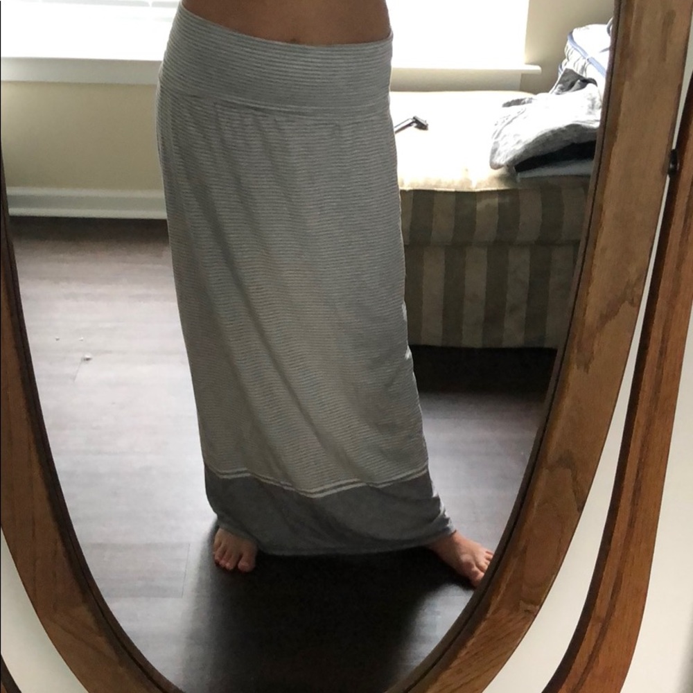 Striped Maxi Skirt